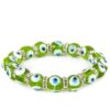 Green Evil Eye Bracelet: The Verdant Guardian VTrendz