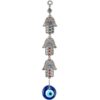 3-HamsaHand with Evil Eye, Handmade, Enamled, 14" Inch VTrendz