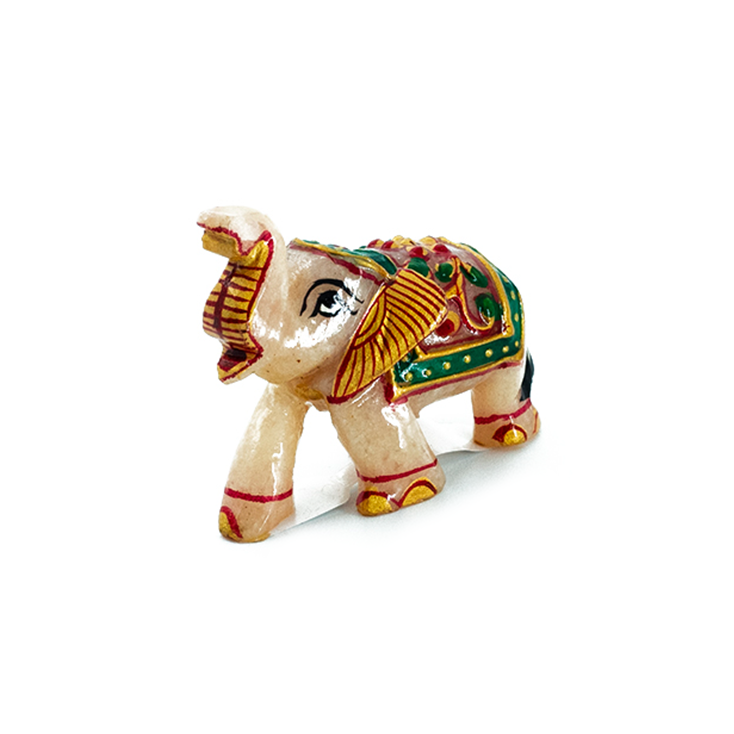 Yellow Quartz Elephant Carved Statue Handmade Natural Crystals for Positivity and Energy Balancing Symbol of Goodluck, Strength, Protection, Wisdom, Power, and Integrity Approx. 6-7 cm or 2.5-3 inches - Image 2