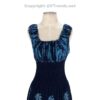 Long 8-Kali Embroidered Maxi Dress with Stretch Sleeves VTrendz