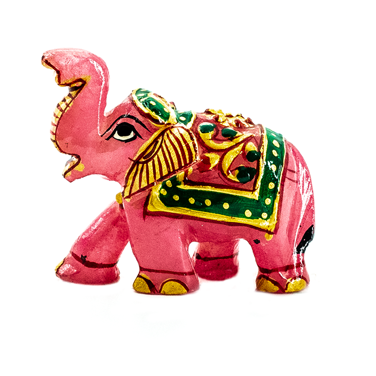 Rose Quartz Elephant Carved Statue Handmade Natural Crystals for Positivity and Energy Balancing Symbol of Goodluck, Strength, Protection, Wisdom, Power, and Integrity Approx. 6-7 cm or 2.5-3 inches - Image 3