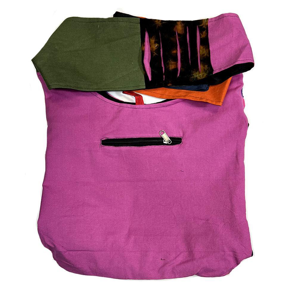 Tie Dye Hippie Bohemian Bag with Elephant & Fringe - Image 2