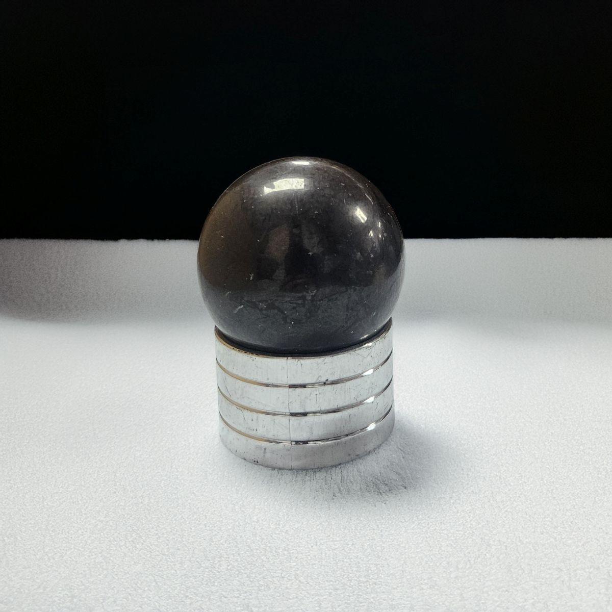 Natural Shungite Sphere – Artifact of Ultimate Neutralization & Bio-Field Shield