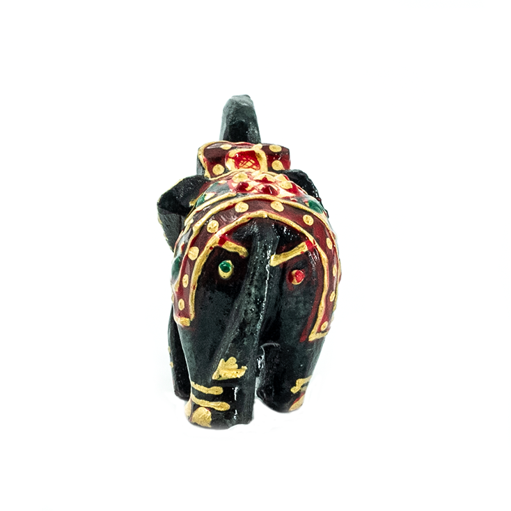 Kambaba Jasper Elephant Carved Statue Handmade Natural Crystals for Positivity and Energy Balancing Symbol of Goodluck, Strength, Protection, Wisdom, Power, and Integrity Approx. 6-7 cm or 2.5-3 inches - Image 2