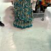 Ruffle Wrap Skirt with Tiered Frills Silk Bohemian-Inspired Magic Skirt cum dress Assorted Prints VTrendz