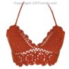 Crochet Bikini Top Circular Pattern Knit/ Crop Top/ Bra Top, Handmade, 1 Size Fits Most - Image 33