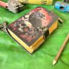 Midnight Raven & Skull Leather Journal | Grimoire of Shadow and Sight VTrendz
