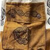 Brown Mushroom Patchwork Open Bottom Boho Pants VTrendz