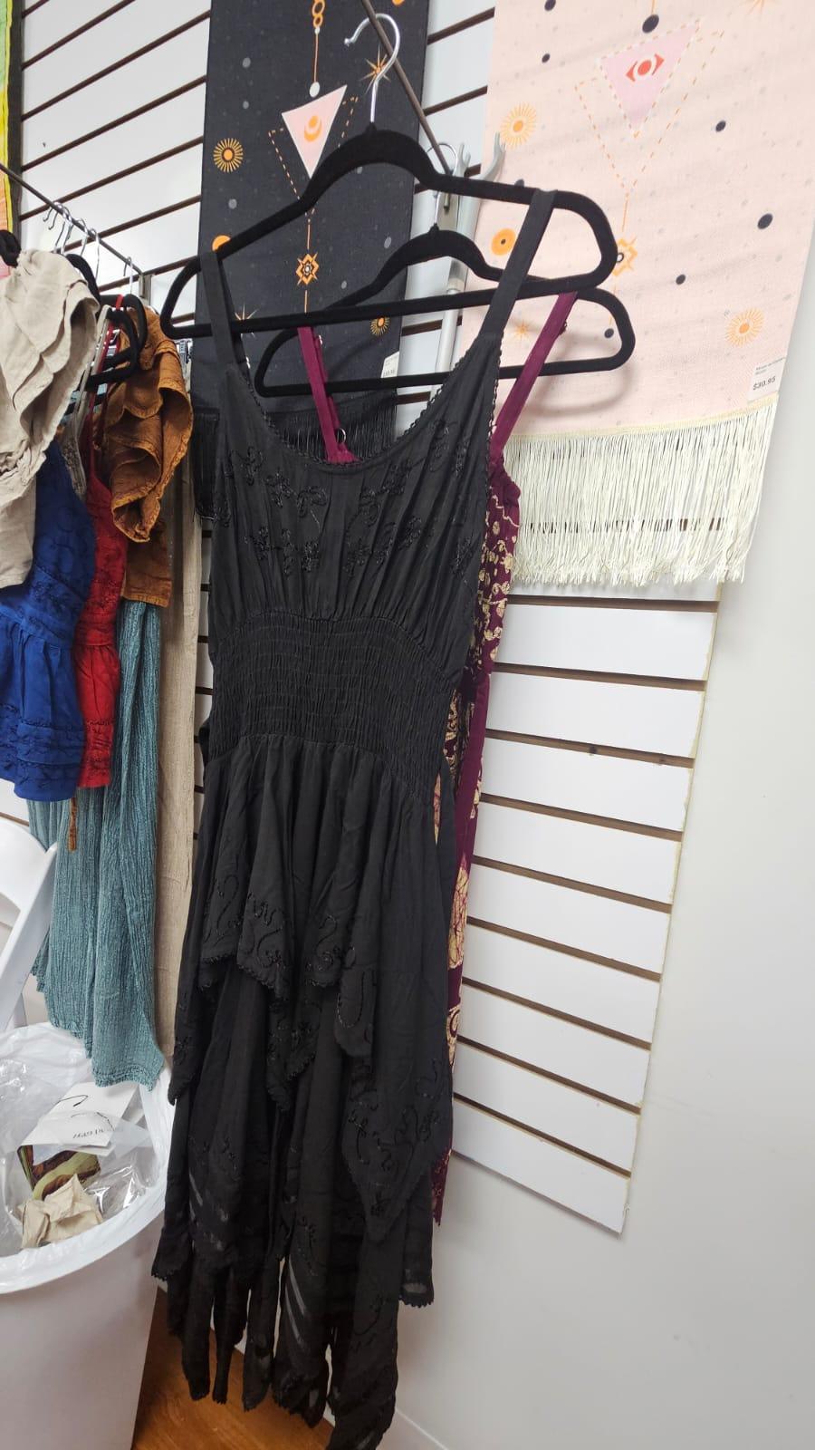 Embroidered 2-Layer 4-Corner Handkerchief Dress - Image 4