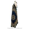 Jamawar Scarf Dress Dori with Halter Neck & Back Ties VTrendz