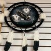 18" Dia Wolves with Eagle & Waterfall Hand Painted Velvet Shield Dream Catcher VTrendz