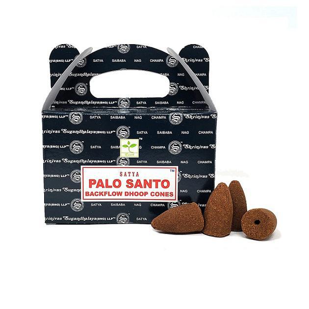 Satya Palo Santo Backflow Cones: The Sacred Wood Stream