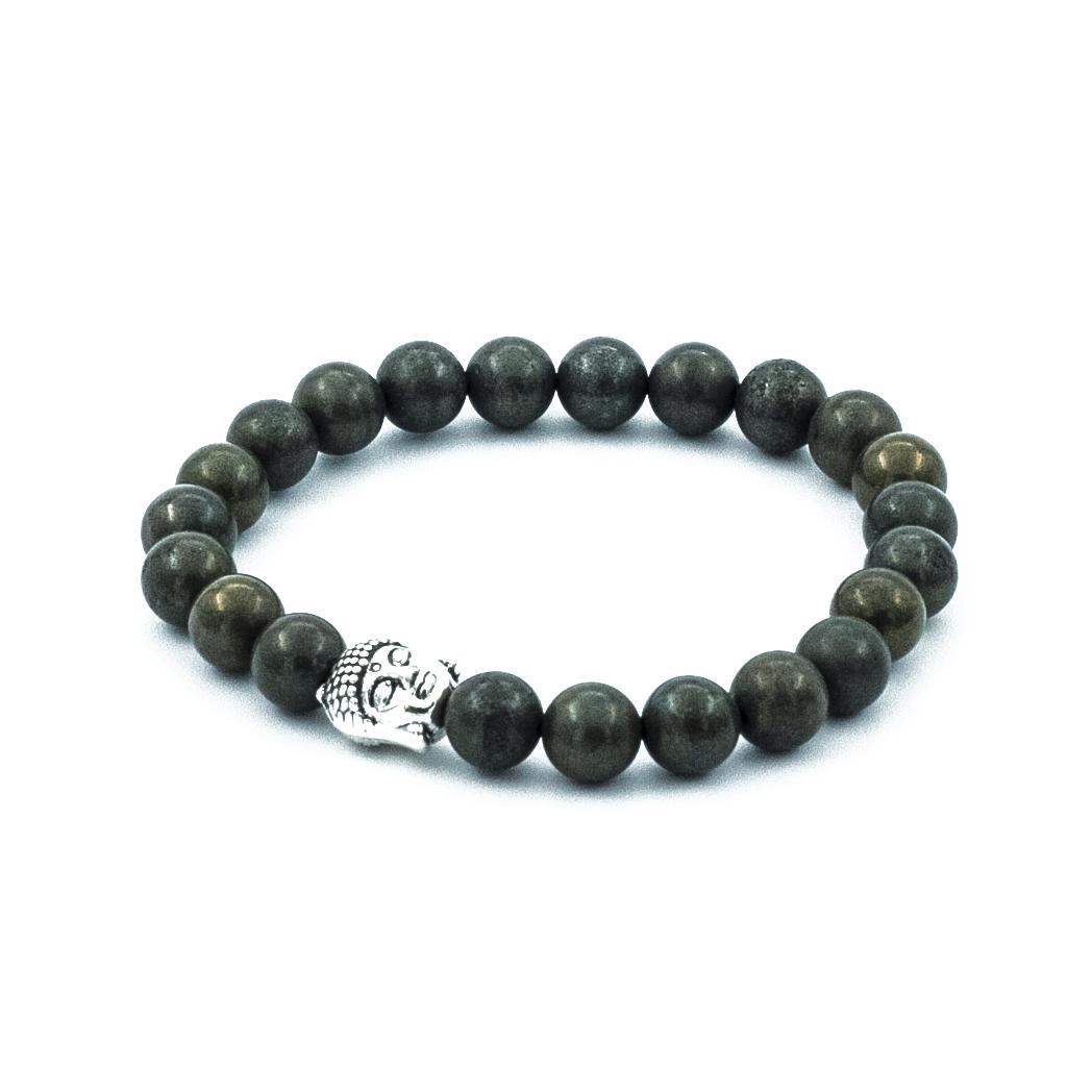 Pyrite Natural Stone Bracelet: The Iron-Willed Dynamo - Image 2