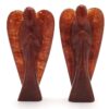 Red Aventurine Crystal Guardian Angel Protection Pocket Angel, Approx. 2-3 Inch VTrendz