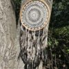 Cotton crochet single ring dreamcatcher Dia 32 - 34 cm length 85 -100 cm - Image 4