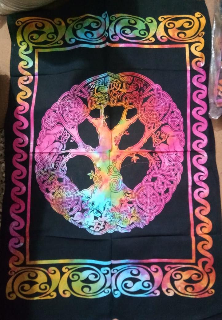 Celtic TOL Tiedye Poster Wall Hanging Handmade Cotton Tapestry 40"x30" inch