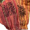 Boho Front Pocket Sun Moon Mushroom Patchwork Cargo Pants VTrendz