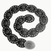 Women Boho Designer Grommet Oval Belt - Image 9