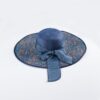 Summer Straw Hat with Colorful Brim and Linen Ribbon Panama Sunshade Woven Trendy Beach Hat;  Adult One Size Fits Most (22-23 inches), adjustable size - Image 10