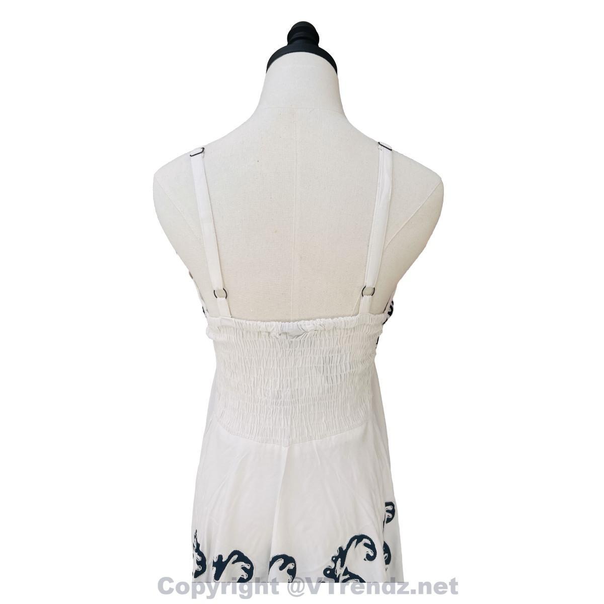Batik Printed Short Scarf Dress with Adjustable Straps and Stretchable Back - Image 15