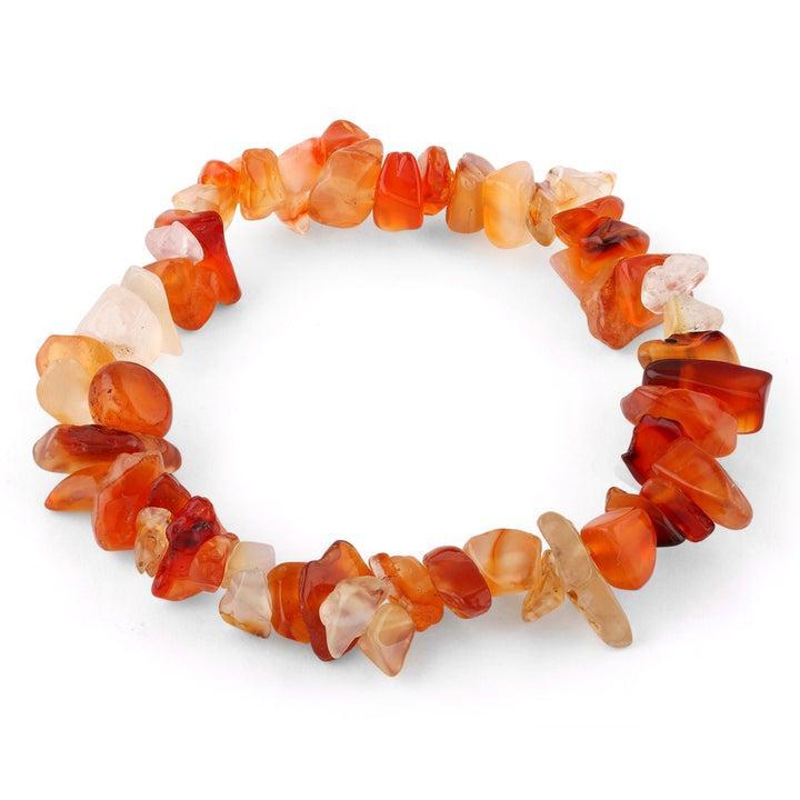 Carnelian Stone Chips Bracelet: The Sunset Alchemist & Primal Vitality - Image 3