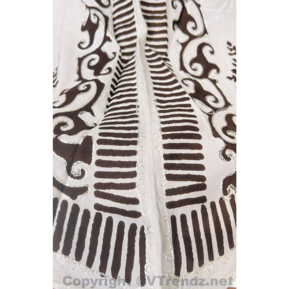Batik Printed Short Scarf Dress with Adjustable Straps and Stretchable Back - Image 11