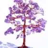 Amethyst Agate Slice Base Gemstone Feng Shui Tree: The Purple Path to Peace VTrendz