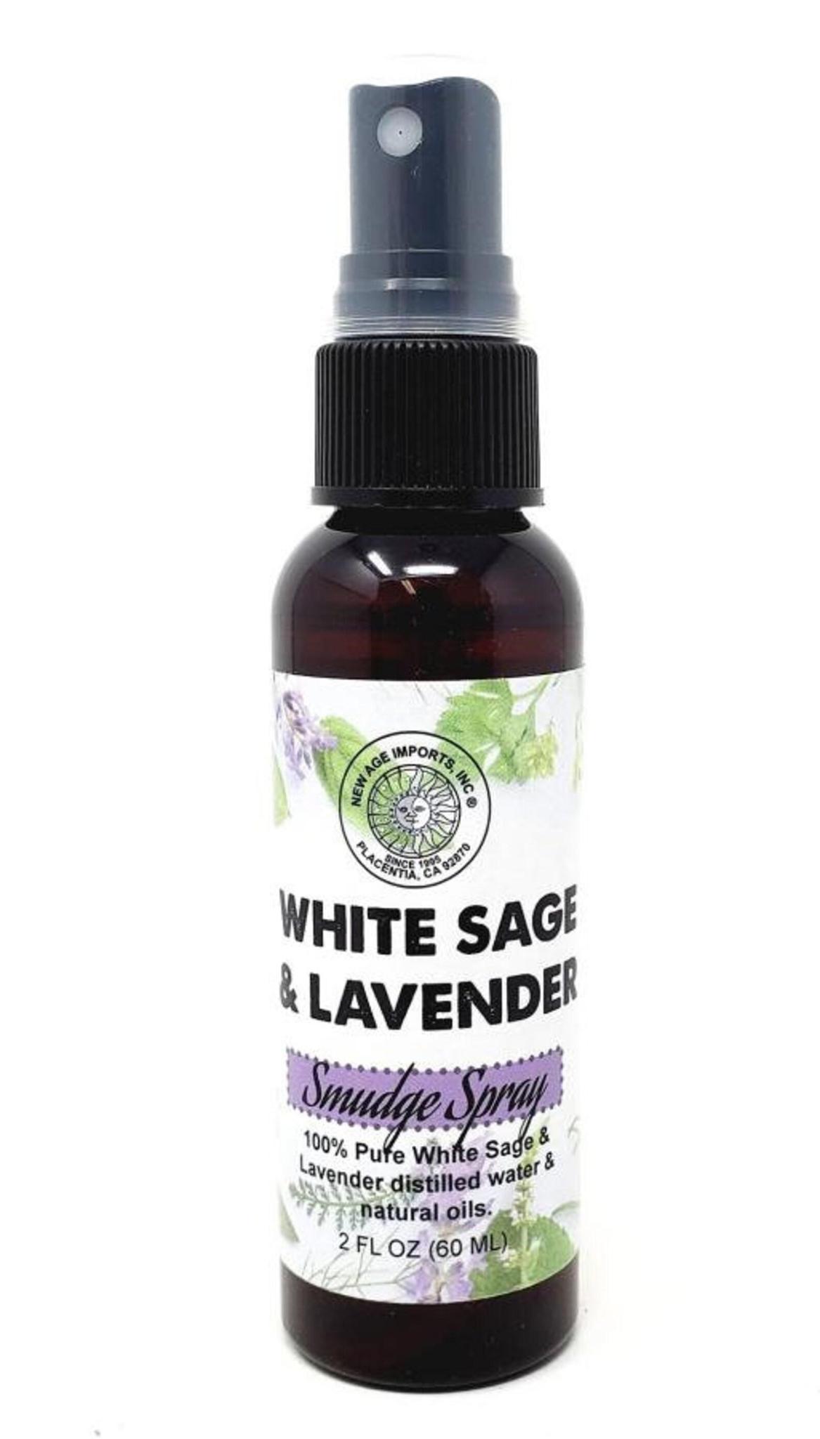 White Sage Lavender Smudge Spray for Gentle Cleansing and Calm