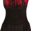 Long 8-Kali Embroidered Maxi Dress with Stretch Sleeves VTrendz