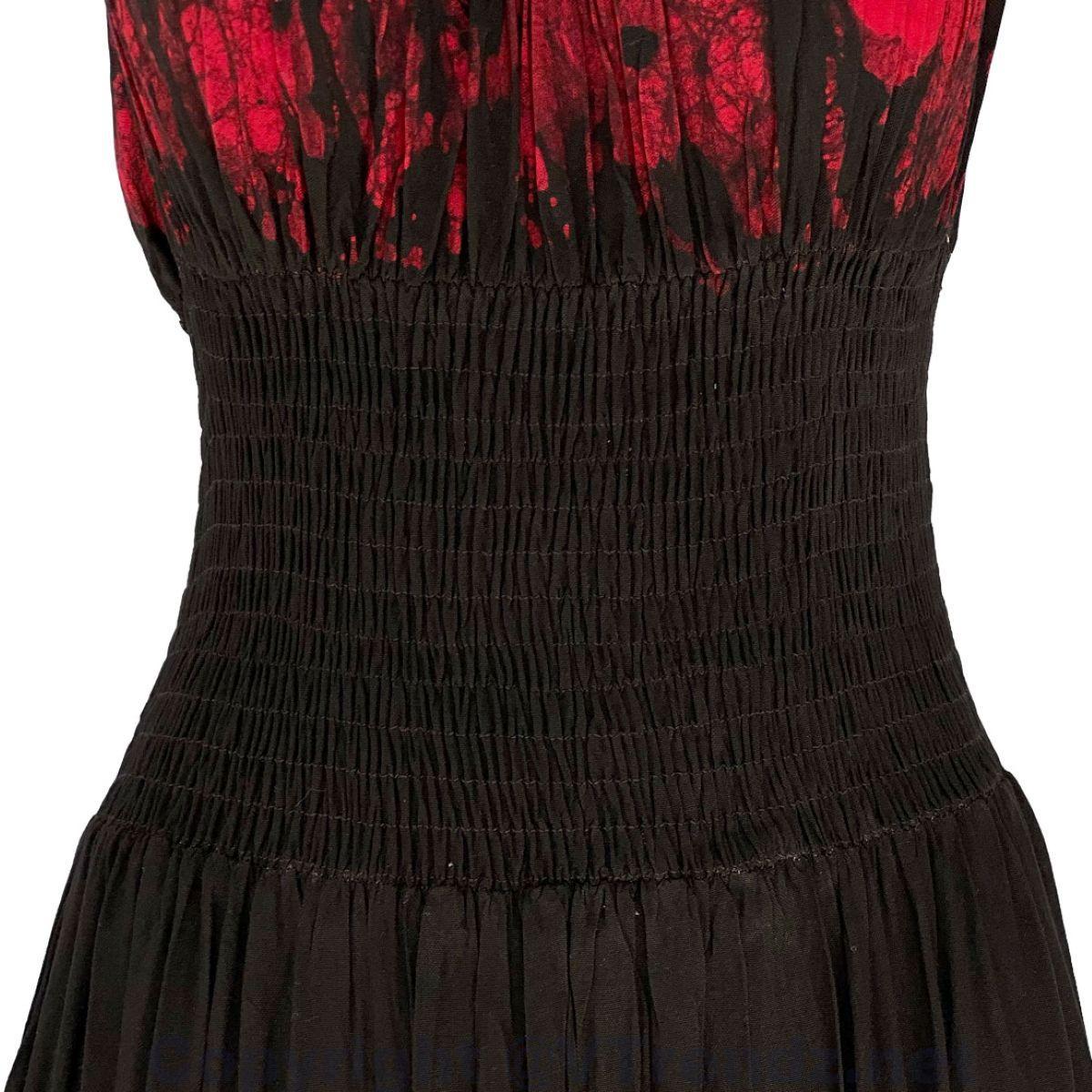 Long 8-Kali Embroidered Maxi Dress with Stretch Sleeves - Image 17
