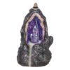 Backflow cone burner Glowing Crystal Tower Cave Backflow Incense cone Burner, Reflux Burner, Large Handmade Ceramic Backflow Cone Sticks Incense Holder Home Decor Craftwork Figurine VTrendz