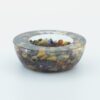 7-Chakra Crystal Orgone Candle Holder/ Natural Stone Crystal Candle Stand for Tealight Candles 2.8 x 7 x 2.5 cm VTrendz