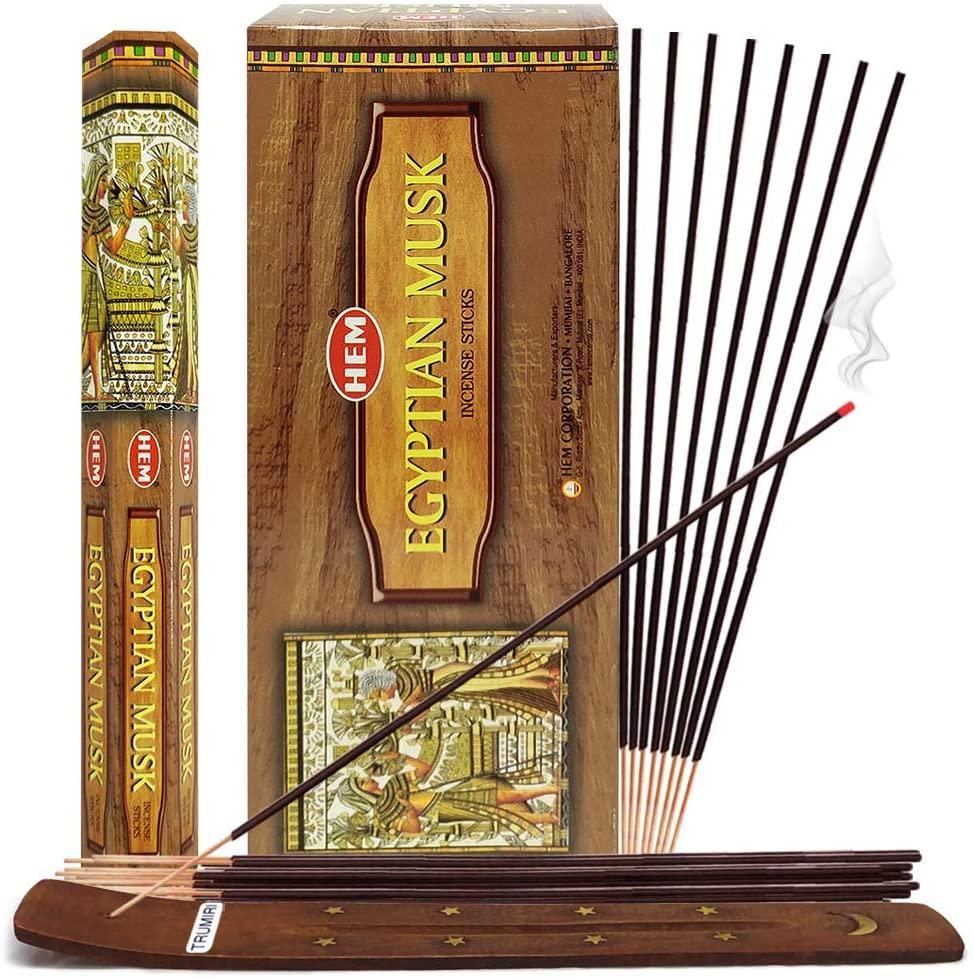 Hem Egyptian Musk Incense Sticks for Mystical Ambiance and Spiritual Enchantment