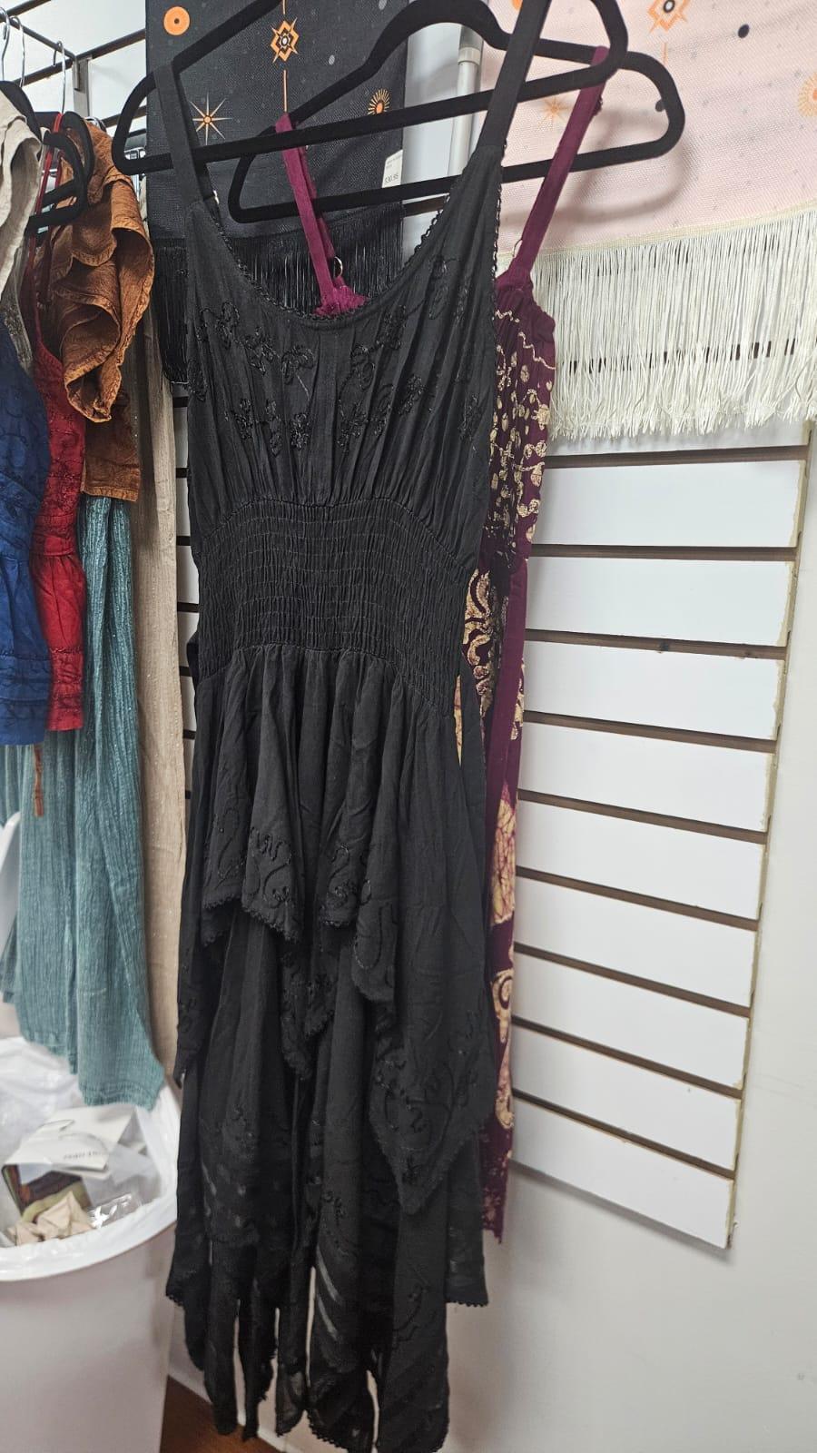 Embroidered 2-Layer 4-Corner Handkerchief Dress - Image 2