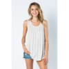 Vocal White Sleeveless Top With Rhinestones - Image 3