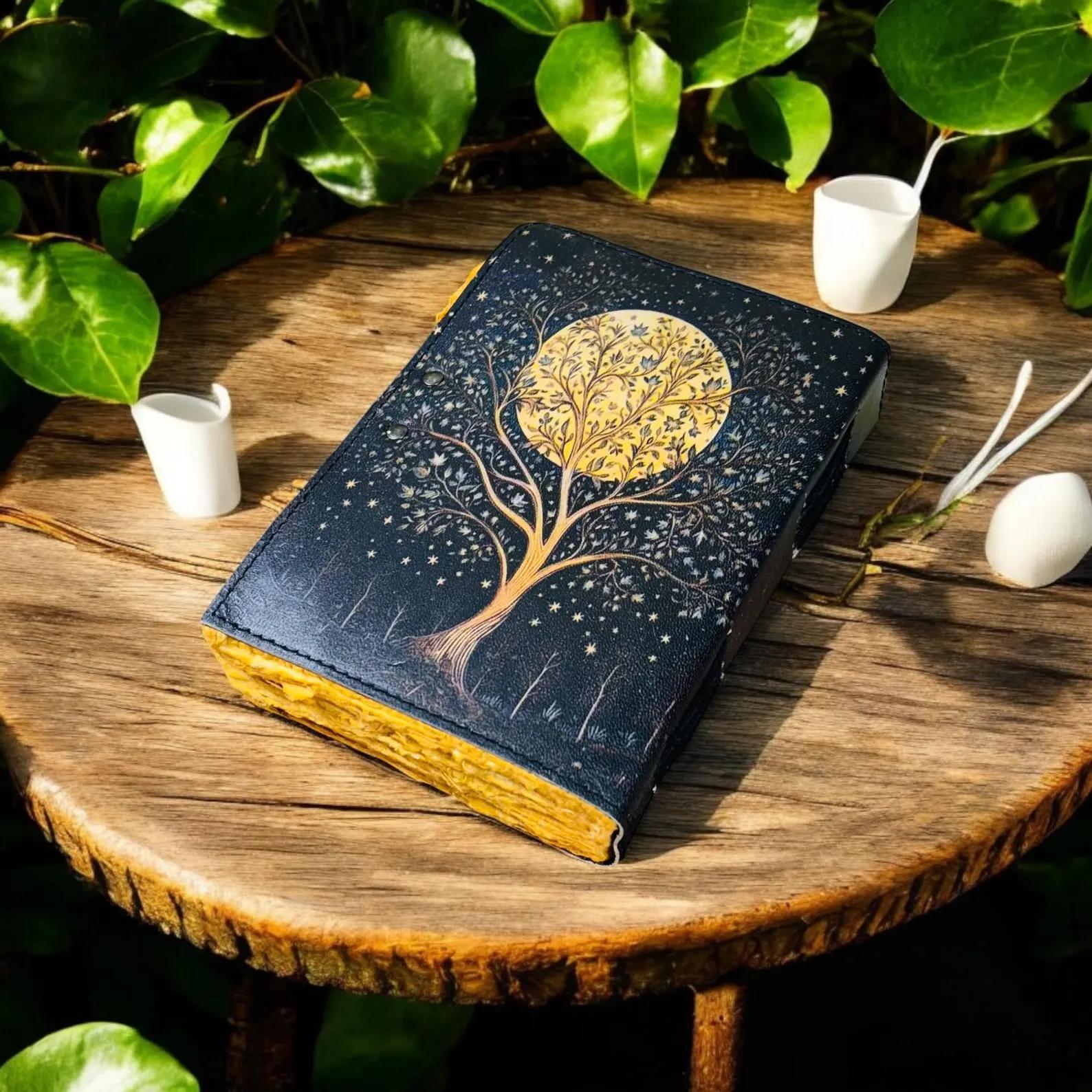 Golden Moon Tree of Life Journal | Your Celestial Chronicle - Image 3