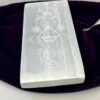 Selenite Engraved Charging Plate: Solar System & Cosmic Alignment (8 Inch) VTrendz