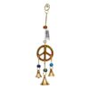 Peace Windchime w/ Crystal Beads 12"L - Image 3