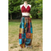 Plain Pleated Sacred Symbol Elastic Bottom Pants VTrendz