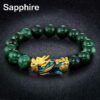 Feng Shui Charm Bracelet with Charms Prayer Beads, 10 mm stone beads VTrendz