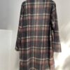 BLACK WINE COLOR PLAID POCKET CARDIGAN - Image 2