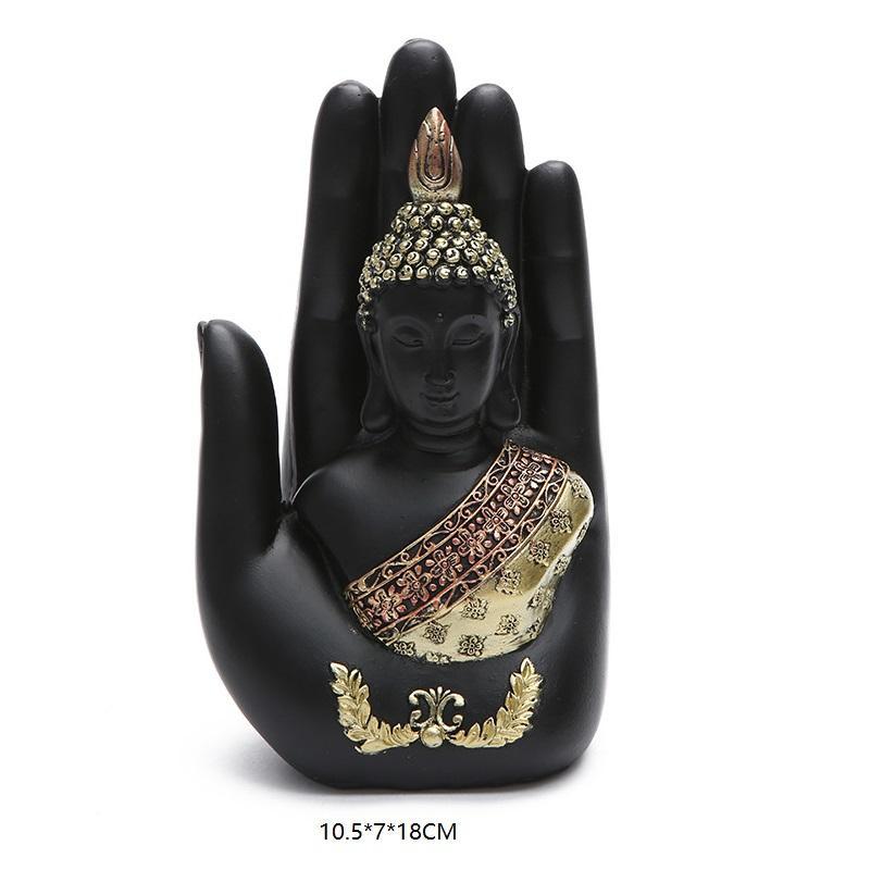 Buddha Hand Statue Handmade Resin Idol Figurine Statue Ornament Home, Office, Yoga, Meditation Room or Outdoor Decor - Image 5