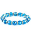 Light Blue Evil Eye Bracelet : The Horizon Shield VTrendz