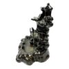 Retro Ceramic Double Cone Backflow Incense Holder Waterfall Incense Burner, Reflux Burner, Handmade Ceramic, Home Decor for Meditation, Mini-Zen Experience 15.5*7.5*13 cm VTrendz