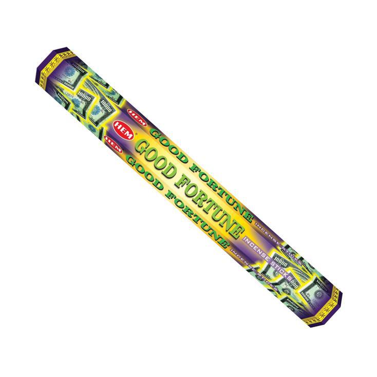 HEM Good Fortune Incense Sticks for Prosperity, Luck, and Positive Energy