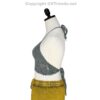 Crochet Bikini Top Circular Pattern Knit/ Crop Top/ Bra Top, Handmade, 1 Size Fits Most - Image 6