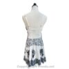 Batik Printed Short Scarf Dress with Adjustable Straps and Stretchable Back VTrendz