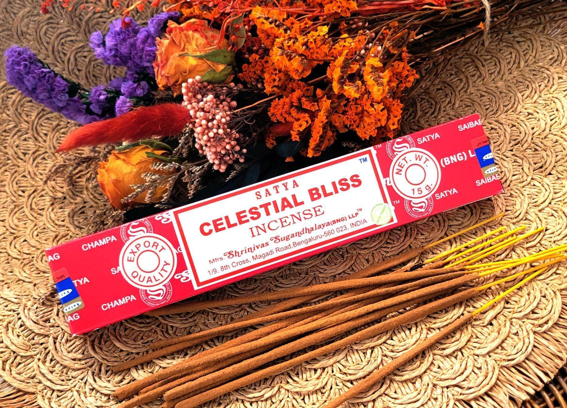 Satya Celestial Bliss Incense Sticks: Divine Peace and Heavenly Harmony - Image 2