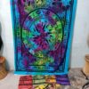 Cycle of the Ages Wall Hanging Handmade Cotton Tapestry 84" x 54" inch - Image 2