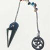 Green Aventurine Chakra Beads 12 faceted Pendulum 3-in-1 pendulum, bracelet, pendant VTrendz